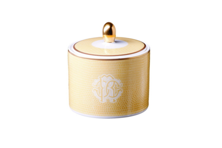 Lizard Gold Sugar Pot