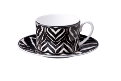 Zebra Tea Cup set of 6