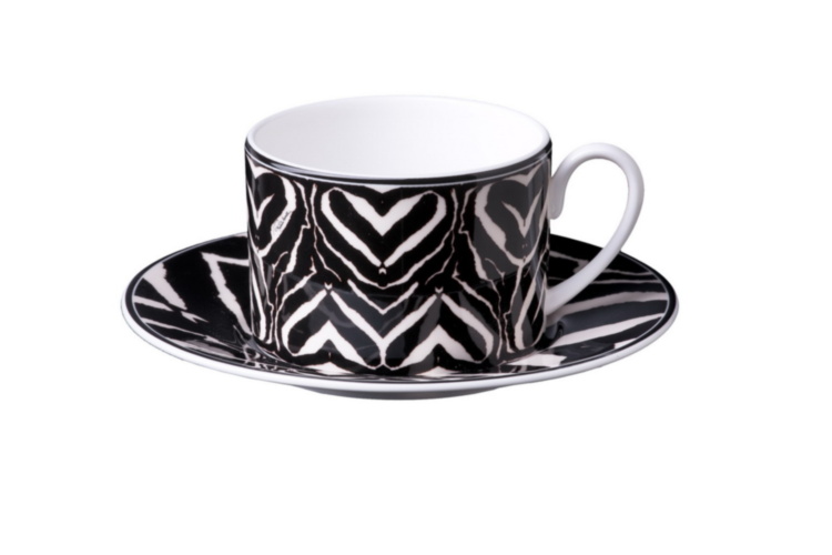 Zebra Tea Cup set of 6