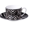 Zebra Tea Cup set of 6