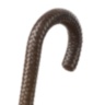 Classic Umbrella With Braided Leather Handle Pasotti
