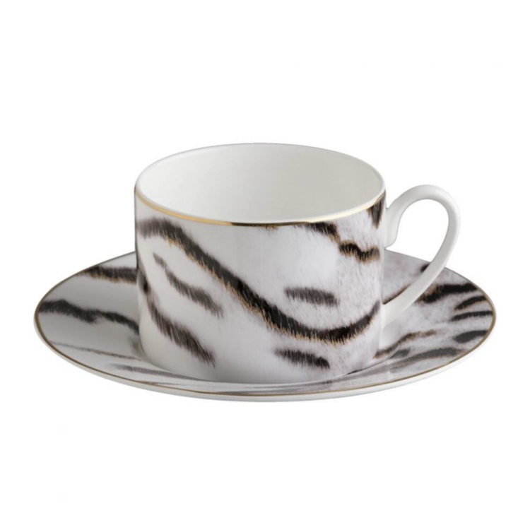 Tiger Tea Cup and Saucer