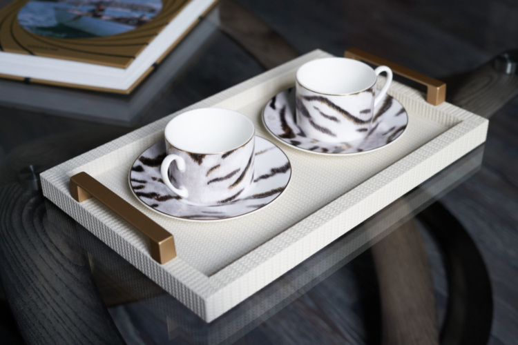 Tiger Tea Cup and Saucer
