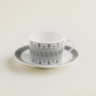 H Deco tea cup and saucer set of 2 Hermes