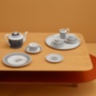 H Deco tea cup and saucer set of 2 Hermes