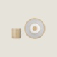 Mosaique au 24 gold coffee cup and saucer Hermes