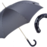 UMBRELLA WITH TWISTED LEATHER HANDLE Pasotti