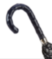 UMBRELLA WITH TWISTED LEATHER HANDLE Pasotti