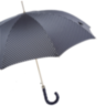 UMBRELLA WITH TWISTED LEATHER HANDLE Pasotti