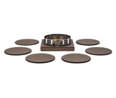  Coaster Holder Set of 6(Coffee) Pinetti