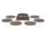  Coaster Holder Set of 6(Coffee) Pinetti