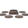  Coaster Holder Set of 6(Coffee) Pinetti