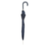 Gents Umbrella with Navy Leather Handle Pasotti