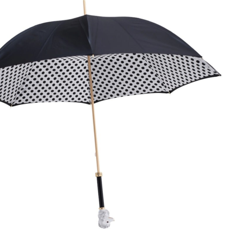 Poodle Umbrella with Dots Pasotti
