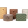 Demetra Round Basket(Camel)  Pinetti