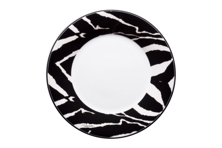 Zebra Bread Plate