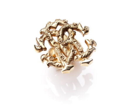RC with Leaves Napkin Ring