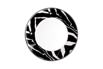 Zebra Soup Plate
