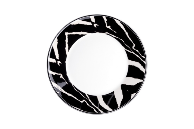 Zebra Soup Plate