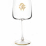 NEW MONOGRAM GOLD Water Glass