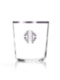 MONOGRAMMA PLATIN Old-Fashion Glass