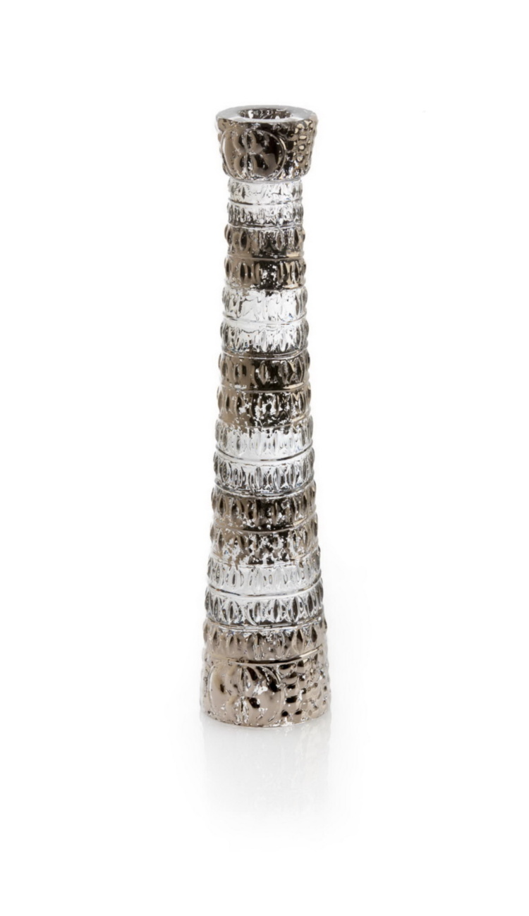 CROCODILE PLATIN Candleholder