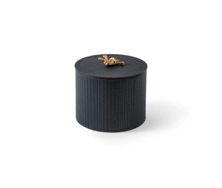 Thalia Round Box(Navy Blue) Pinetti