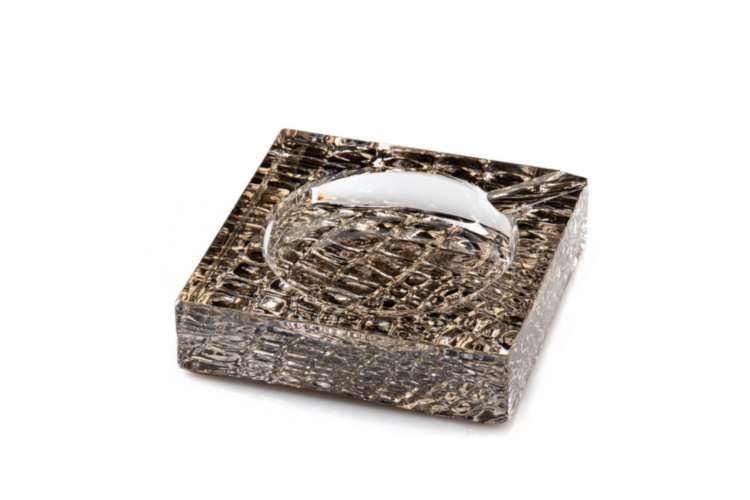 CROCODILE PLATIN Cigar Ashtray
