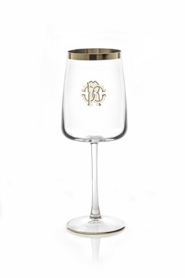 NEW MONOGRAM PLATIN Wine Glass 