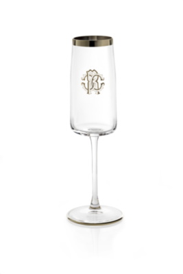 NEW MONOGRAM PLATIN Champagne Glass 