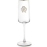 NEW MONOGRAM PLATIN Champagne Glass 