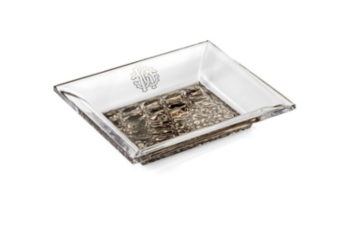 CROCODILE PLATIN Large Tidy Tray