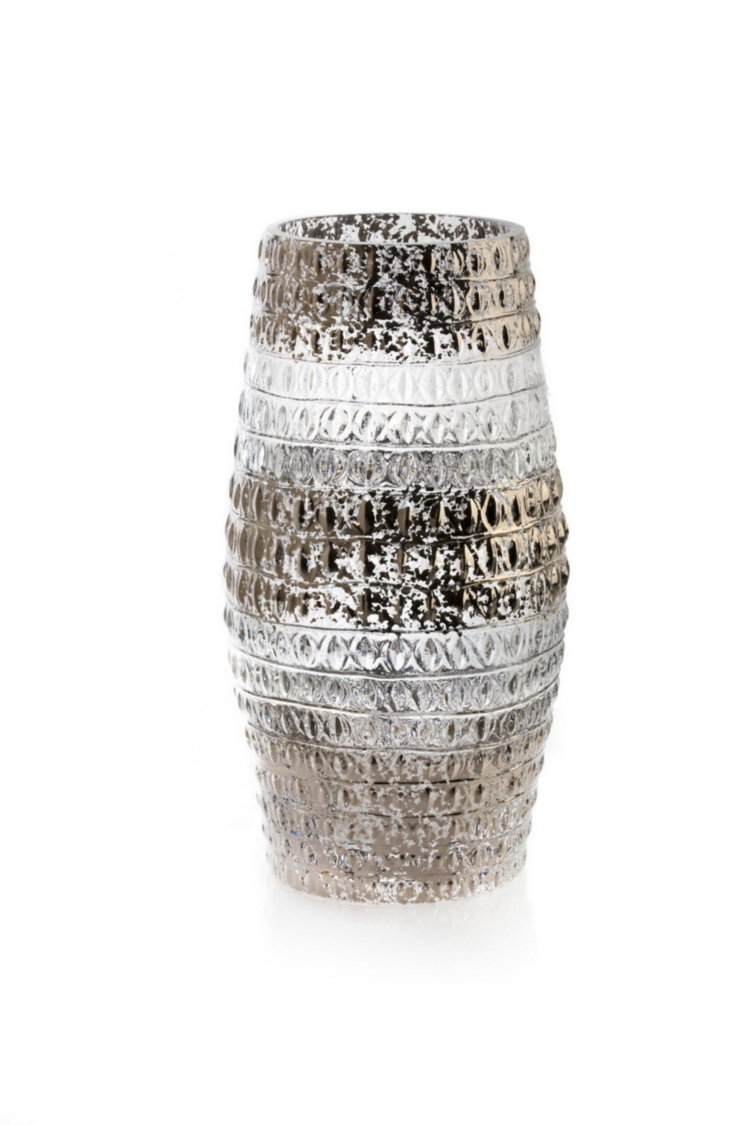 CROCODILE PLATIN Large Vase