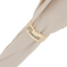 IVORY UMBRELLA WITH DOTS, DOUBLE CLOTH Pasotti