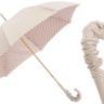 IVORY UMBRELLA WITH DOTS, DOUBLE CLOTH Pasotti