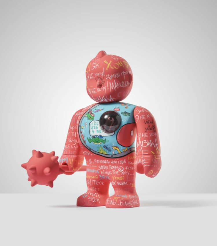 UNDER THE WATER ABOVE THE EARTH FIGURE 34cm KOTO