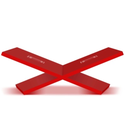 A Bookstand - Solid Red ASSOULINE