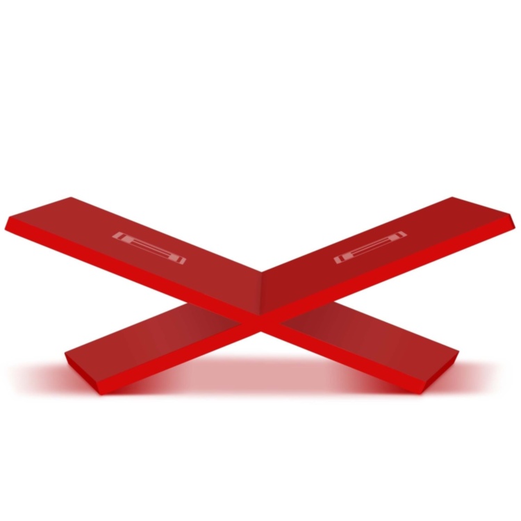 A Bookstand - Solid Red ASSOULINE
