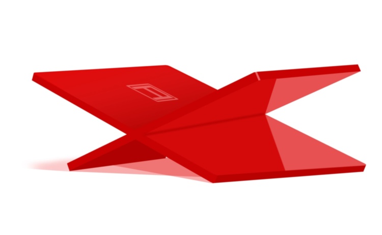 A Bookstand - Solid Red ASSOULINE