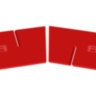 A Bookstand - Solid Red ASSOULINE