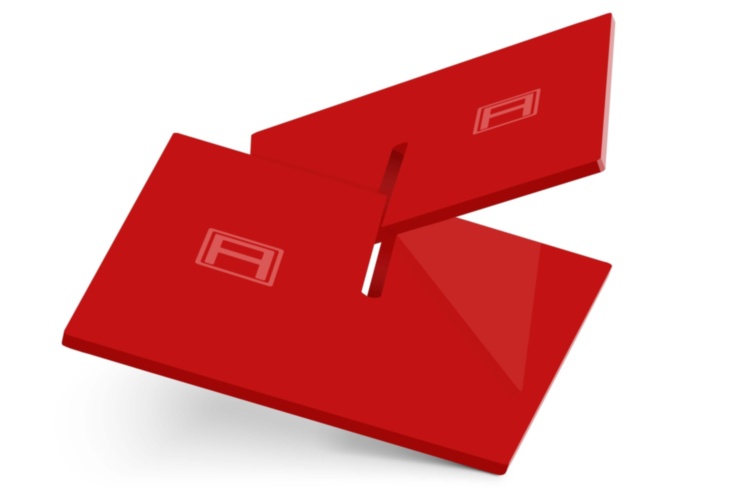 A Bookstand - Solid Red ASSOULINE