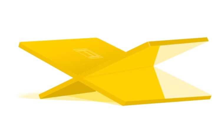 A Bookstand - Solid Yellow ASSOULINE