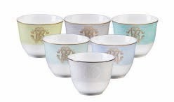 Lizzard Sunrise Arabic Cup set of 6