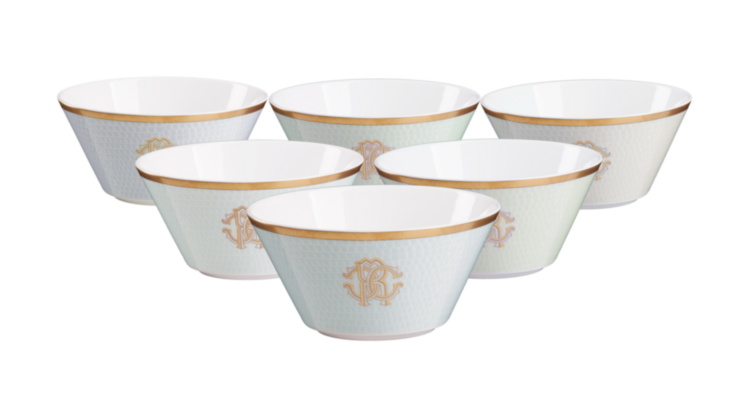 Lizzard Sunrise Fruit Bowl set of 6