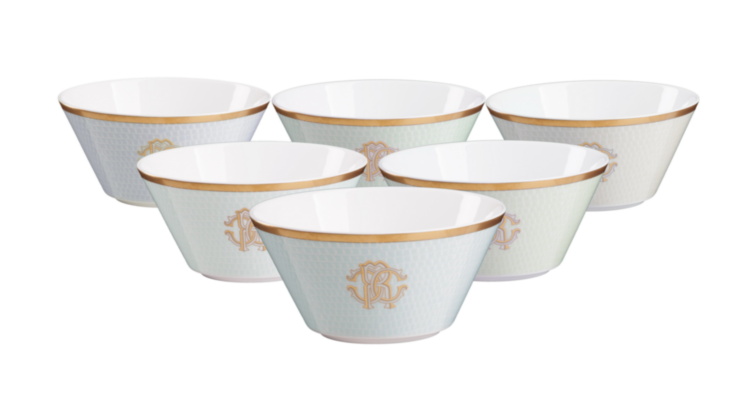 Lizzard Sunrise Fruit Bowl set of 6
