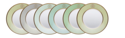 Lizzard Sunrise Soup Plate set of 6