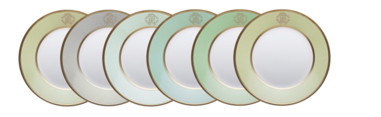 Lizzard Sunrise Soup Plate set of 6
