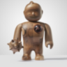 WOOD FIGURE 34cm KOTO