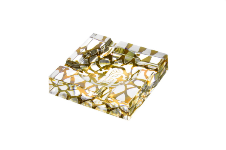 MARRAKECH GOLD Square Cigar Ashtray