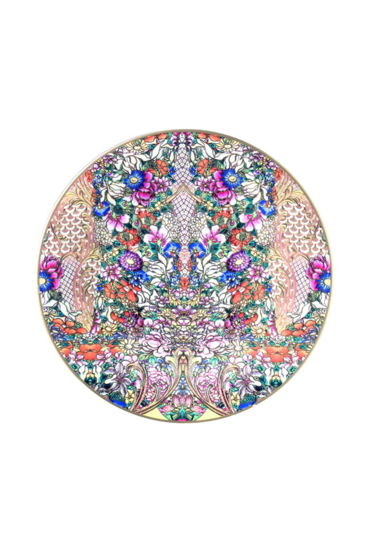 GOLDEN FLOWERS Charger Plate